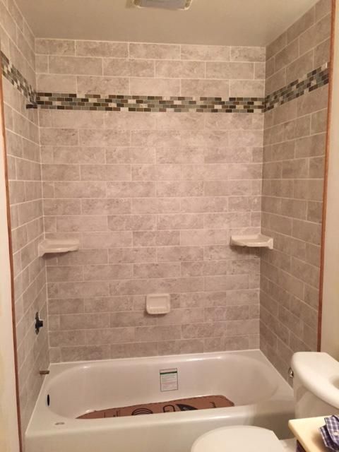 Bathroom tile.
