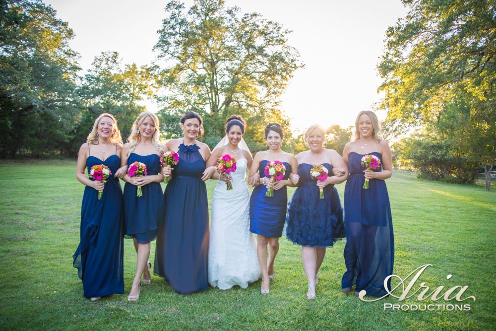 Bridal Party at Los Encinos Wedding
