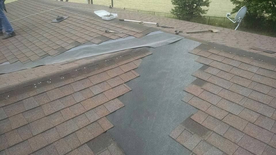 Repairing a valley in Liberty by applying ice and 