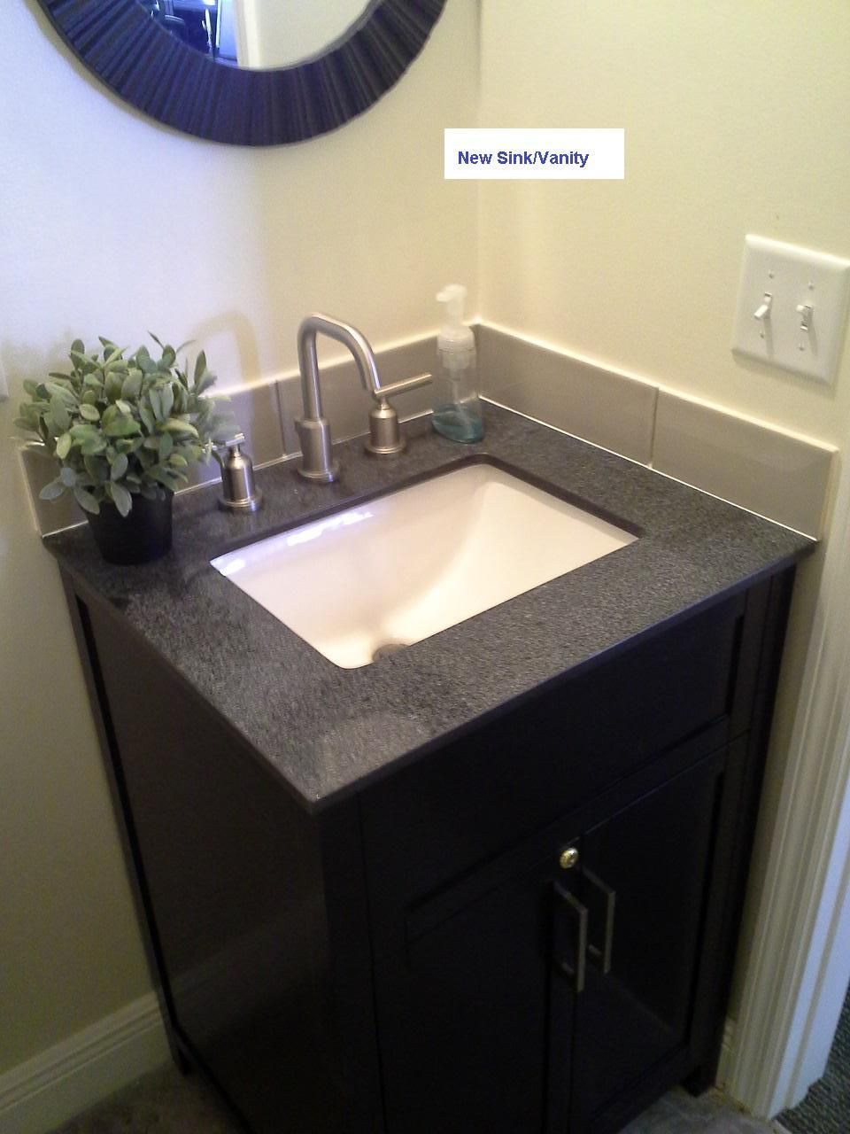 This is the new sink/vanity installed