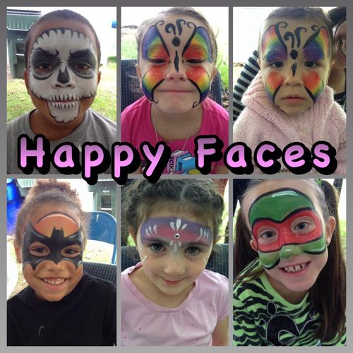 Happy Faces Face Painting by Natasha =)