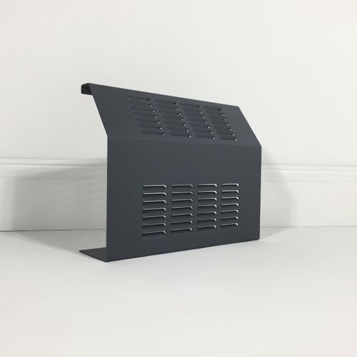 Louvered convection cover.