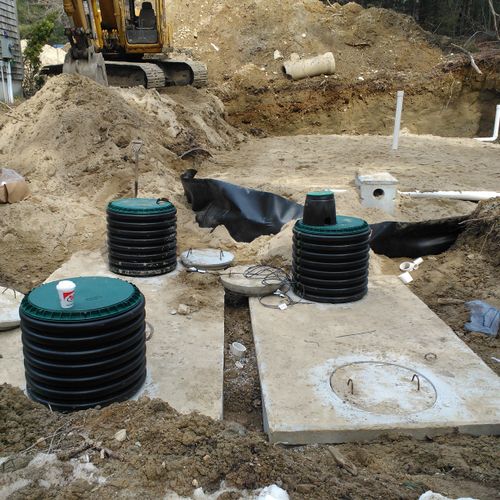 Septic system in Lakeville, MA