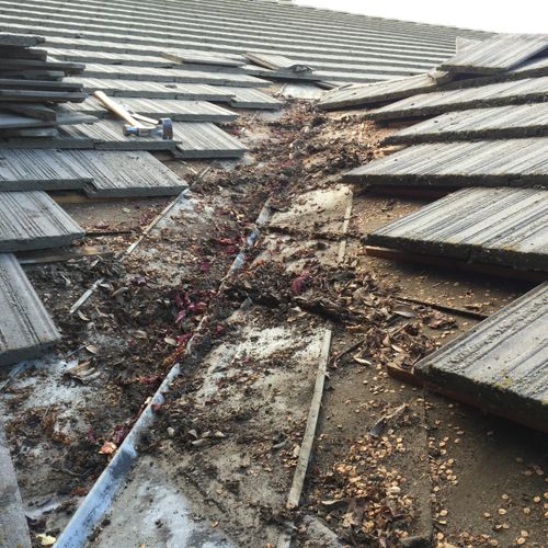 Get those tile roofs checked out! This could be a 
