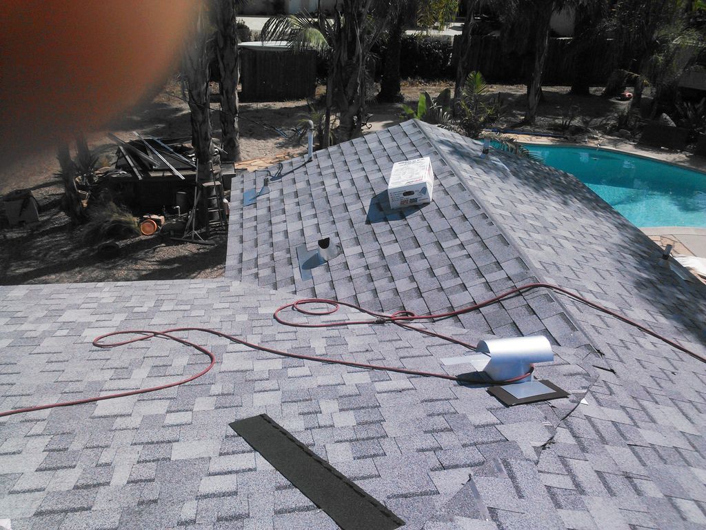 After re-roofing with Owens Corning TruDefinition 