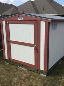 6x8 shed installed on property.