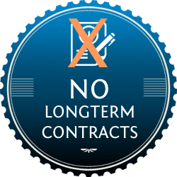No Long-Term Contracts. Just pay-as-you-go monthly