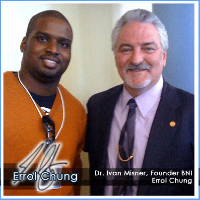 Dr. Ivan Misner, Founder of BNI and Errol Chung at