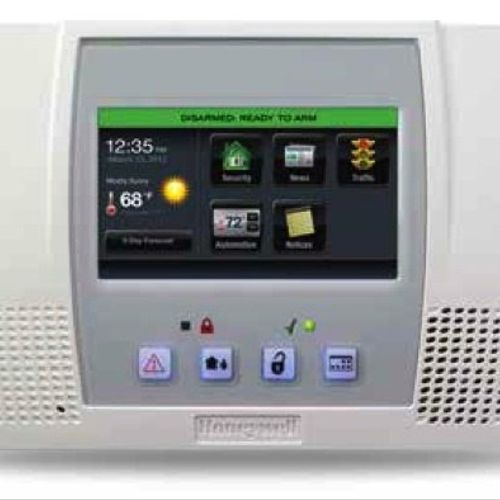 Honeywell Lynx Touch Alarm System which we install