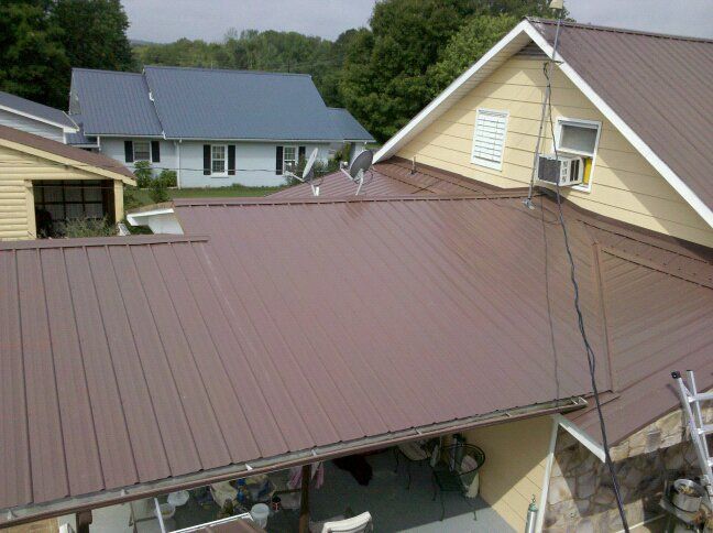 Metal Roofs are virtually maintenance free and pro