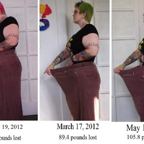 168 Lbs. in Two years! You did amazing Erica!