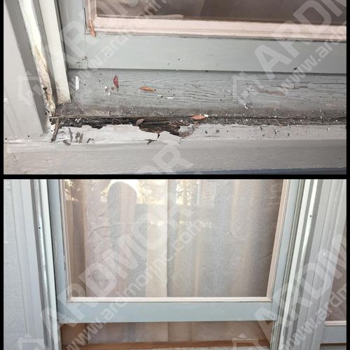 Double Hung Window Sill Replacement. Better way is