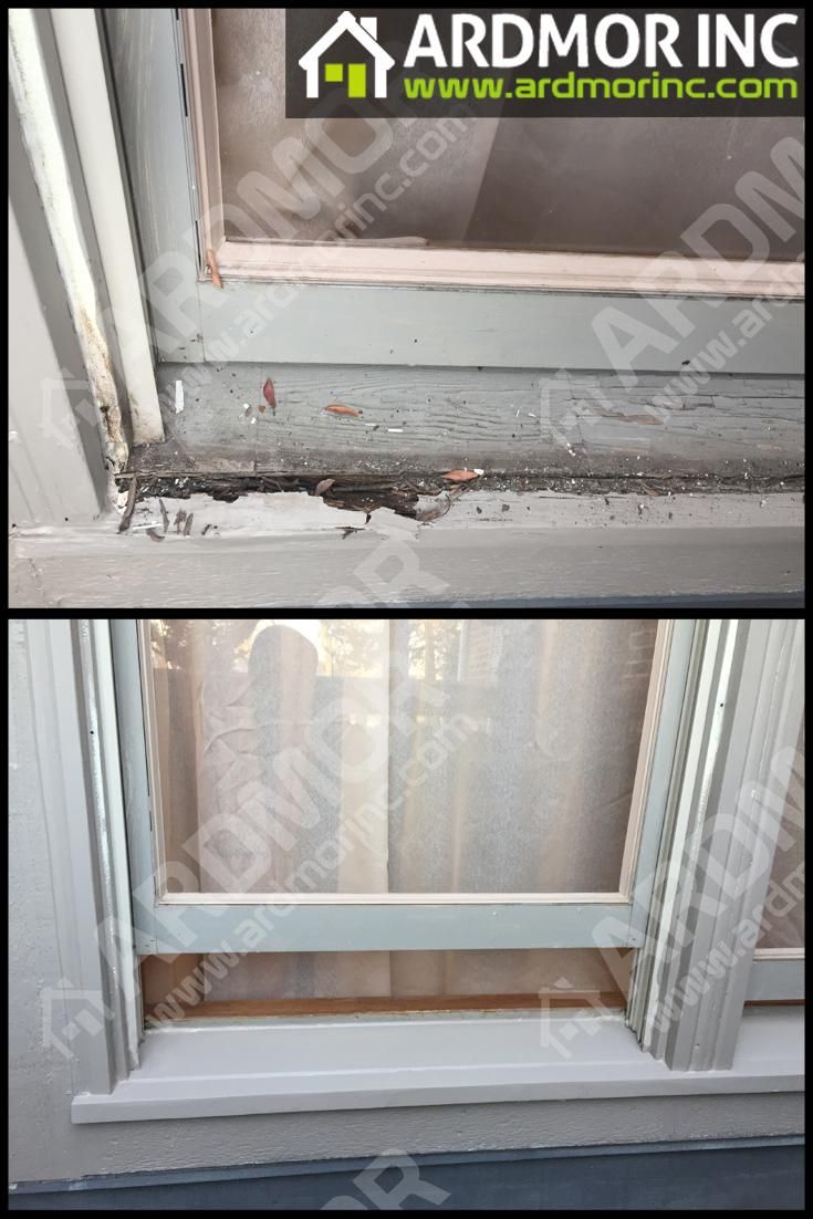 Double Hung Window Sill Replacement. Better way is