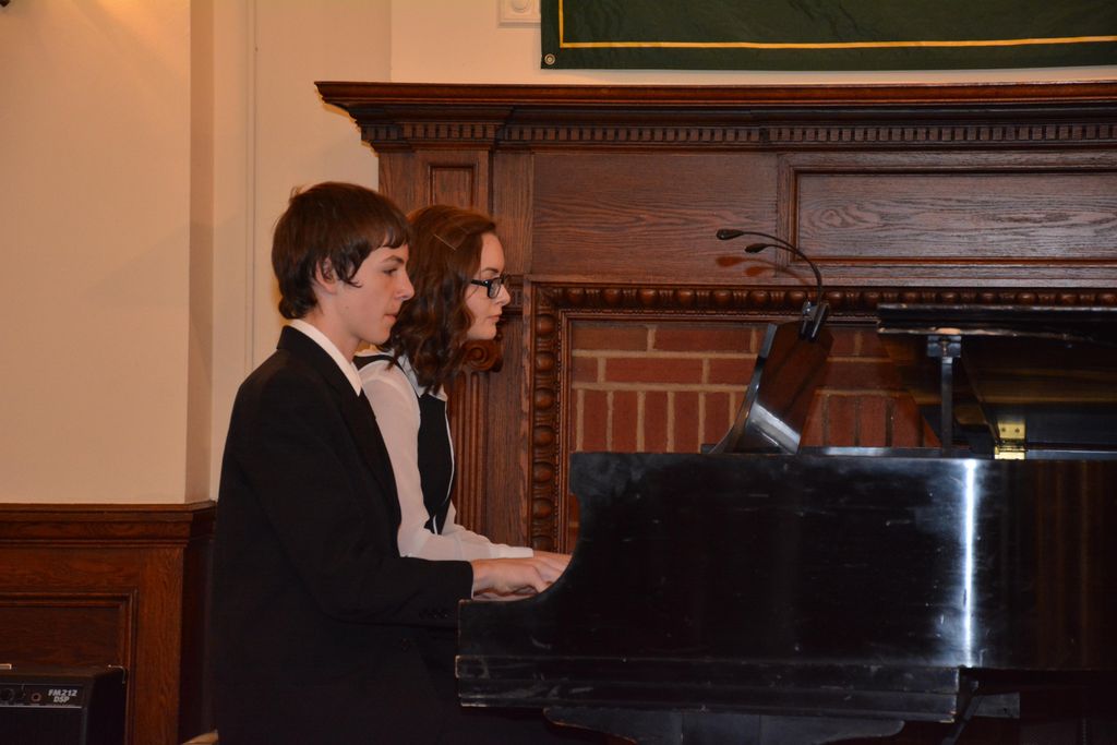 Brother and sister piano duo, 2013 Recital at McDa