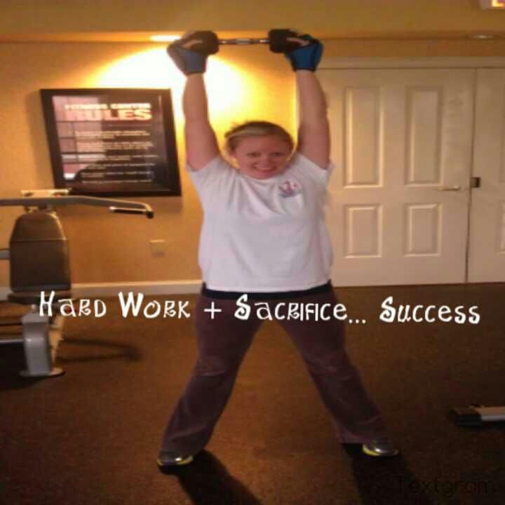 Hilary needed to get in tip top shape for the wedd