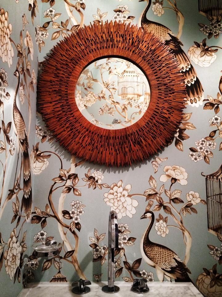Peacock wallpaper from Schumacher