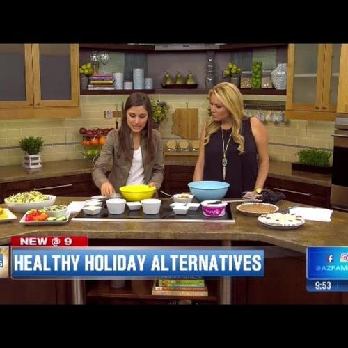 Love sharing healthy recipes on the local news!