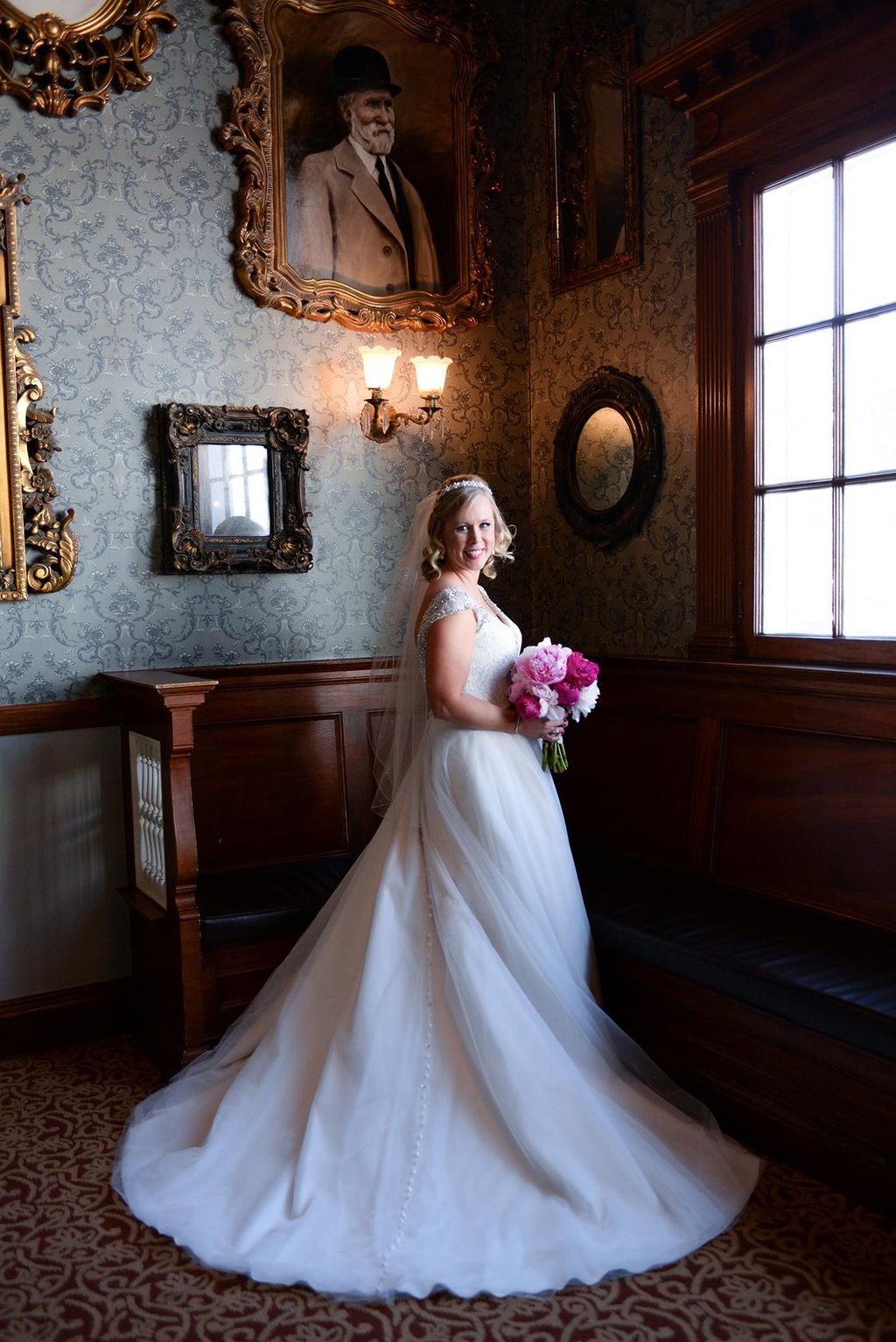 Beautiful Bride at the Stanley Hotel