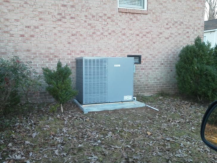 A new package unit installed by ACEP.