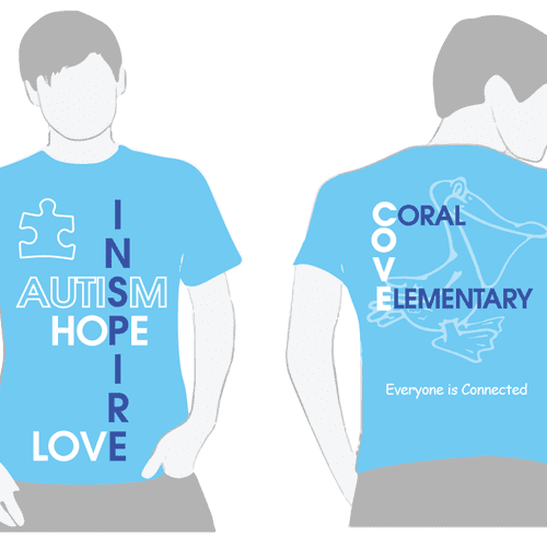 Autism Walk 2015 
(Shirt Design)