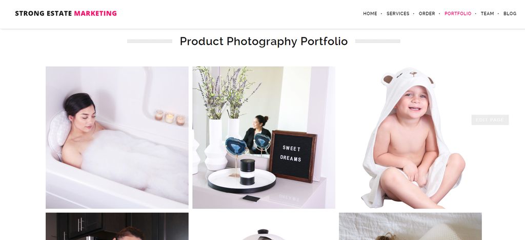 We can create any type of page you need on your we