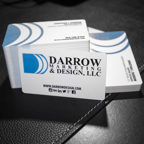 Print design (example 1): Business Cards