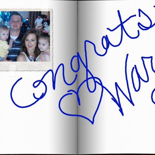 digital guest book page