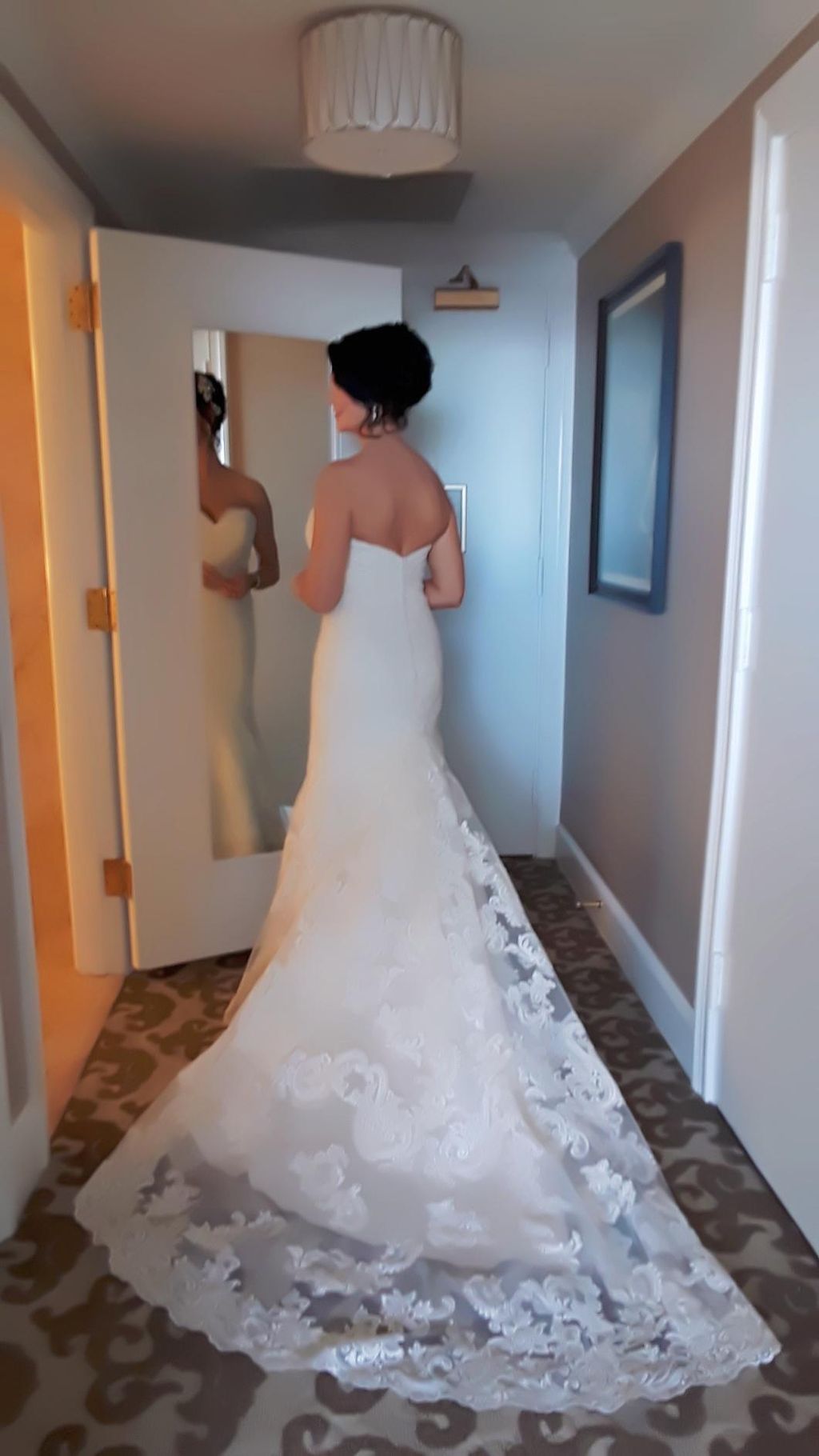 Wedding day.