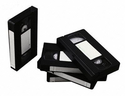 VHS video tapes converted to flash drive.