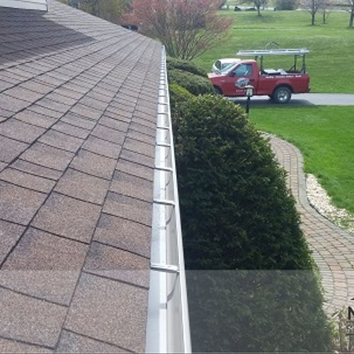 Seamless gutter installation for a homeowner in Na