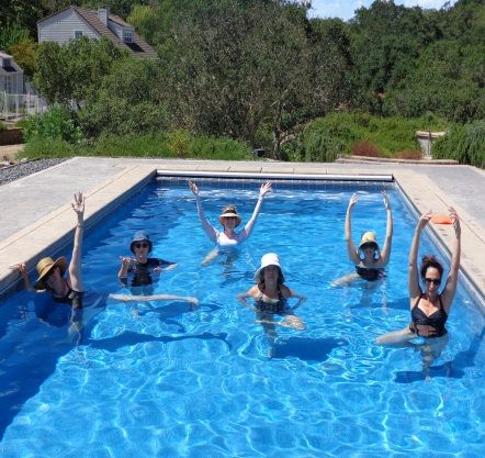 Water yoga....easy on the joints, great for balanc