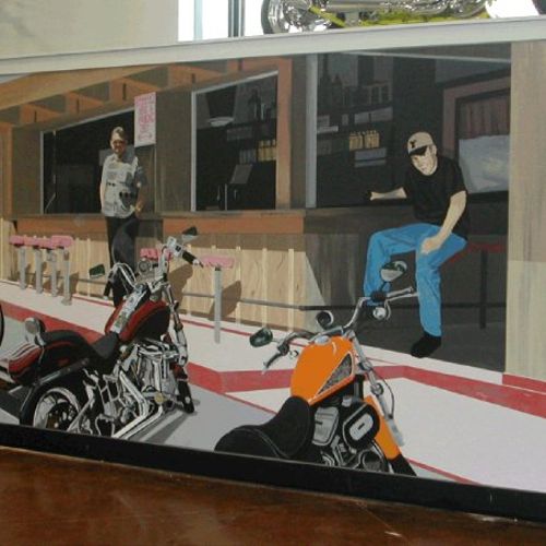 A mural for Harley Davidson, ElkRidge MD