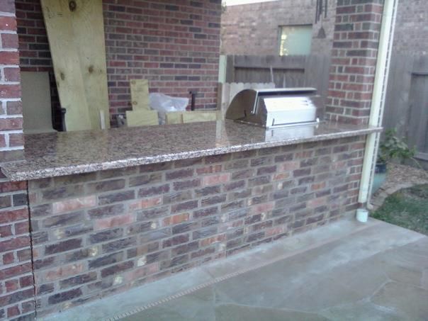 Outdoor grill.