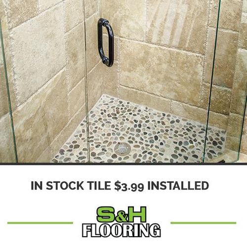 We offer all types of tile.  Shop today and save.