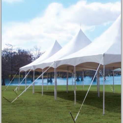 15' X 15' Canopy Tents interlocked