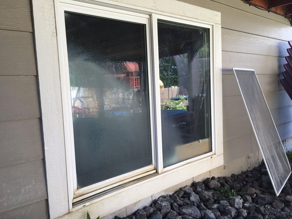 Hard water removal BEFORE