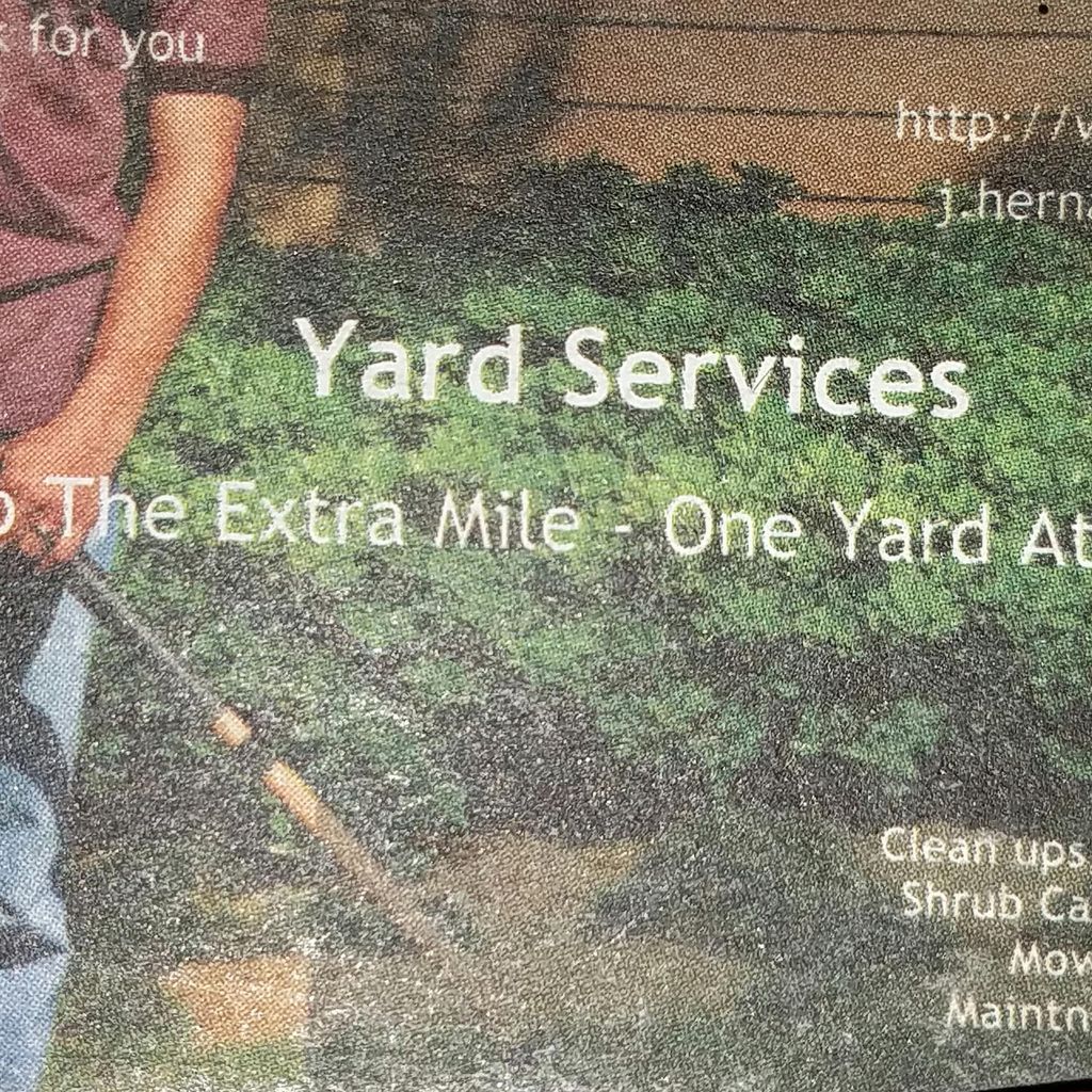 Yard services
