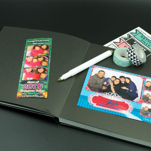A memory book for guests to leave a copy of their 