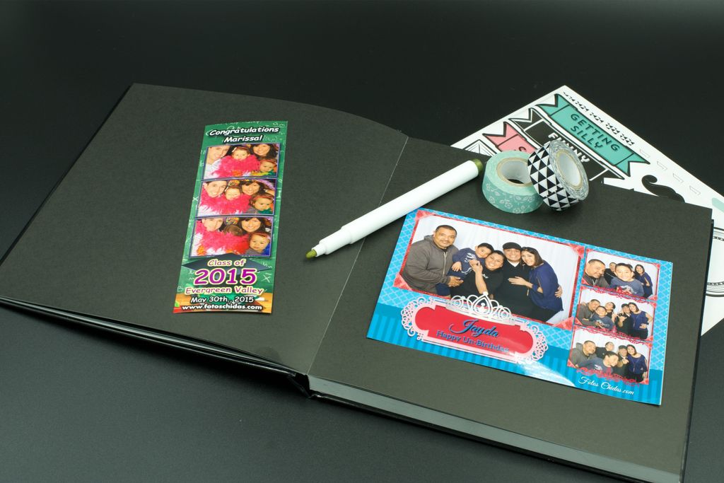 A memory book for guests to leave a copy of their 