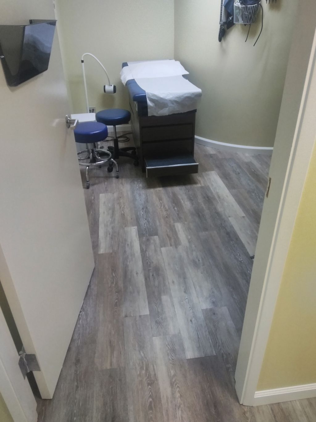 Install vinyl planks