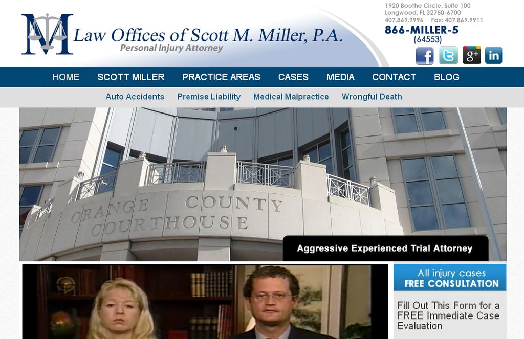 Scott Miller Law A law office in Orlando, Florida 