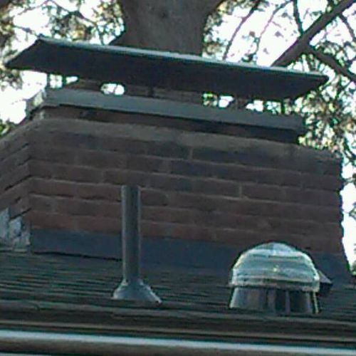 After Picture. Of Chimney. Hired for Chimney Sweep