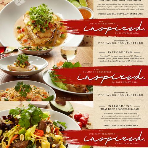 PF Chang's Advertising Design & Photography