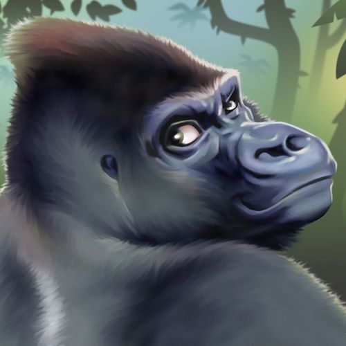 Gorilla in the Midst - I created this in Corel Pai