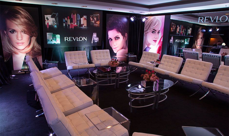 Product room for client's yearly product reveal ev