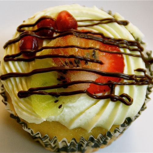 Fruit Salsa Cupcake