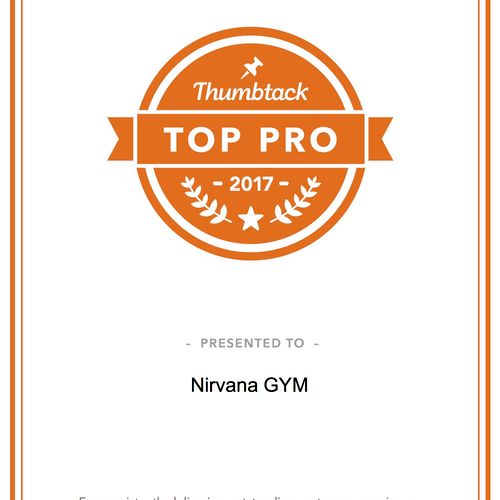 Thumbtack Top Pro 2017