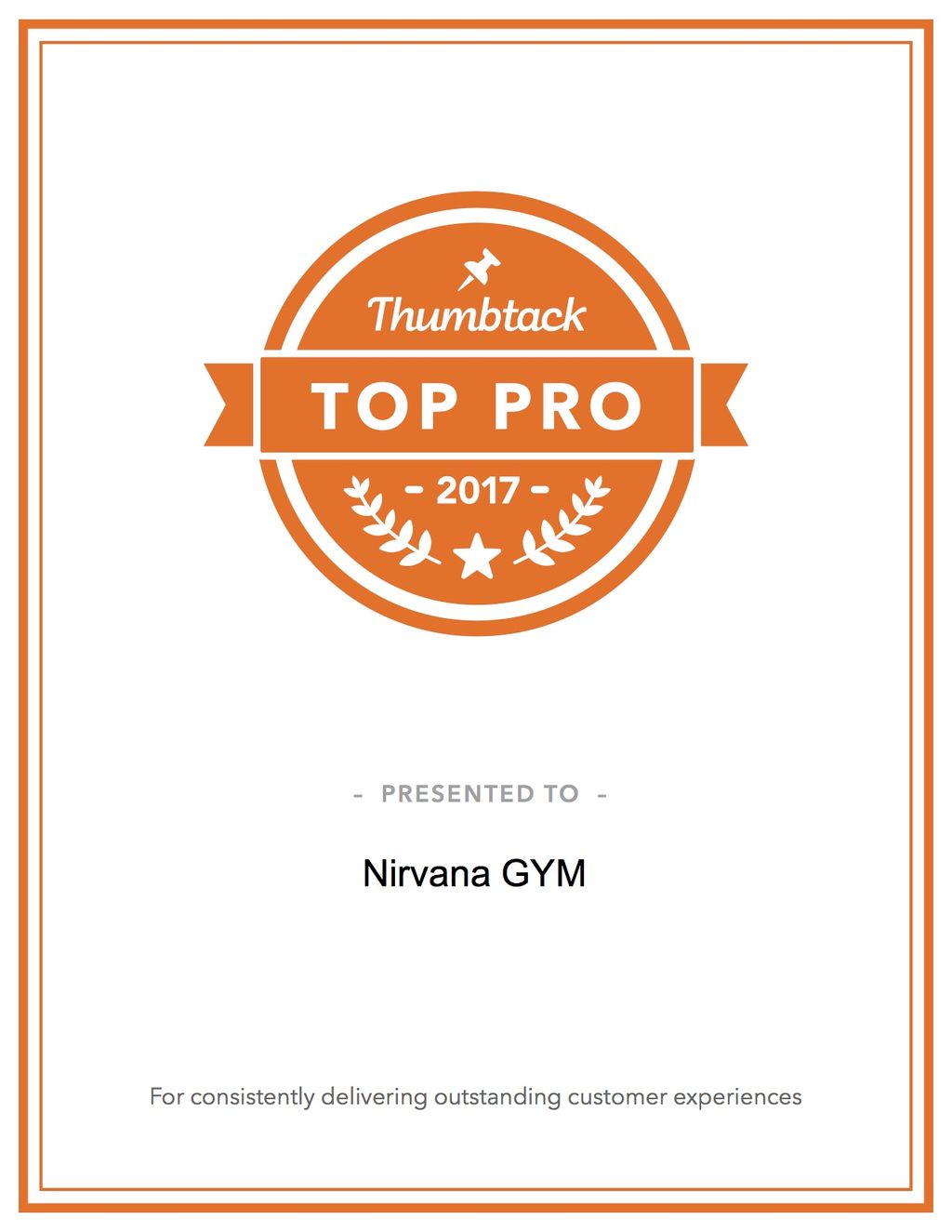 Thumbtack Top Pro 2017