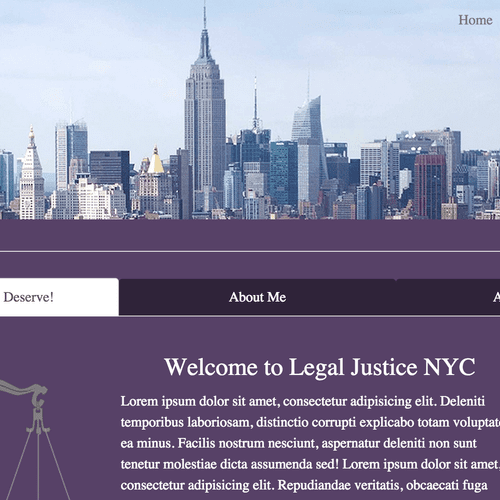 Law website boilerplate
