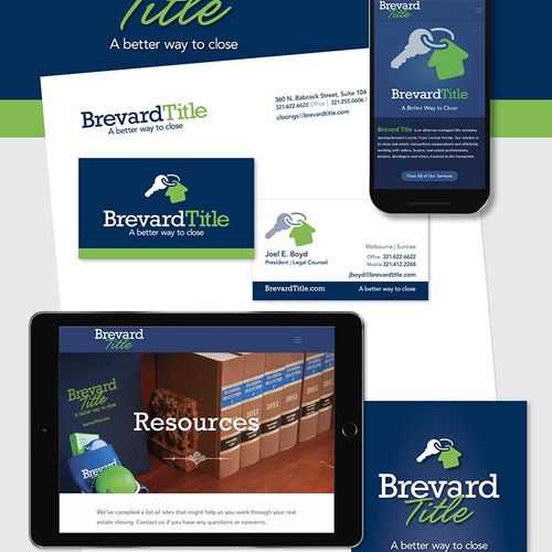 Identity campaign for Brevard Title, a new, attorn